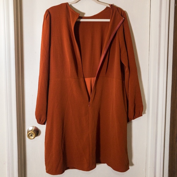 NWT Racheal Rust Dress - Picture 7 of 7